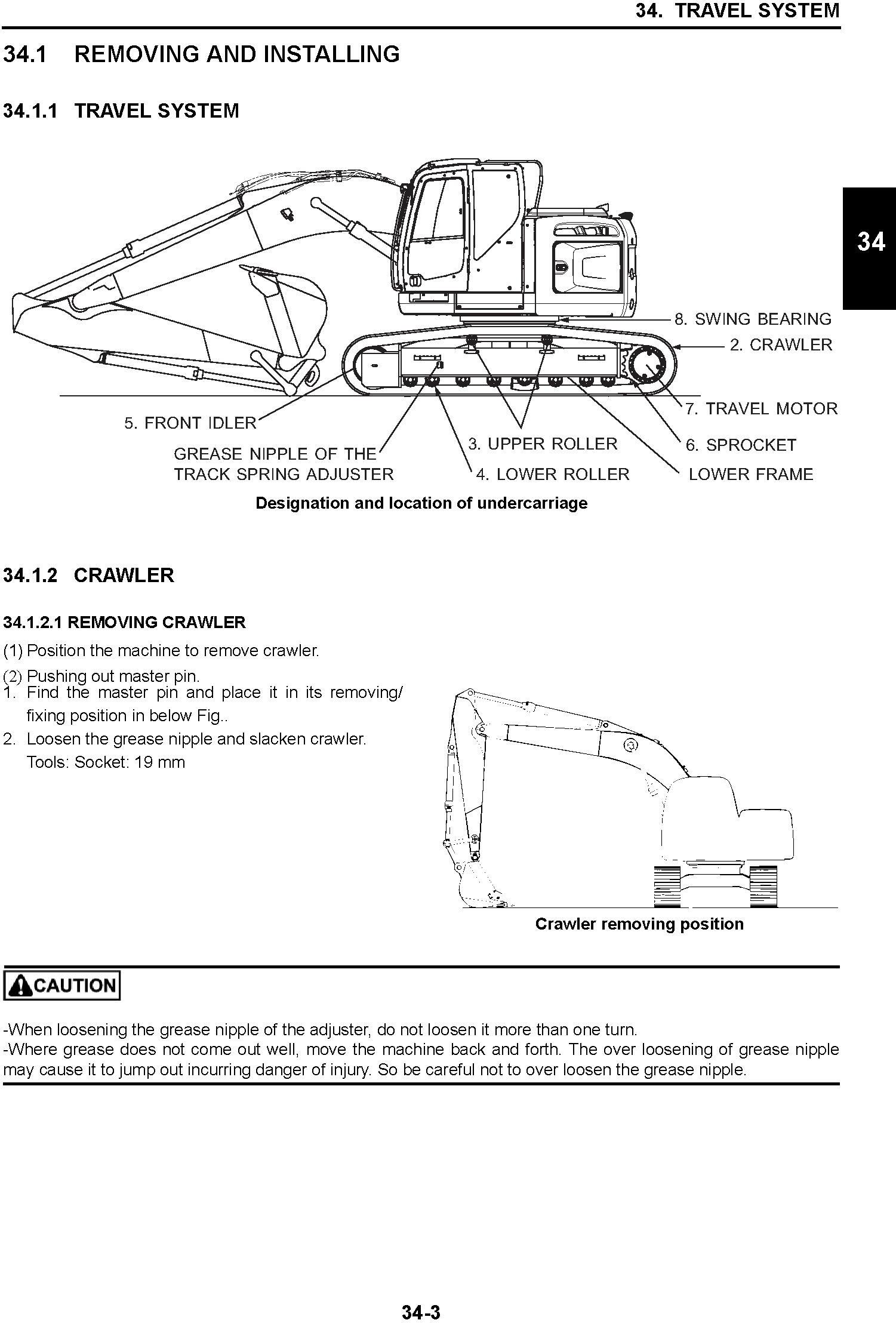 New Holland E230C SR Crawler Excavator Service Manual - 3