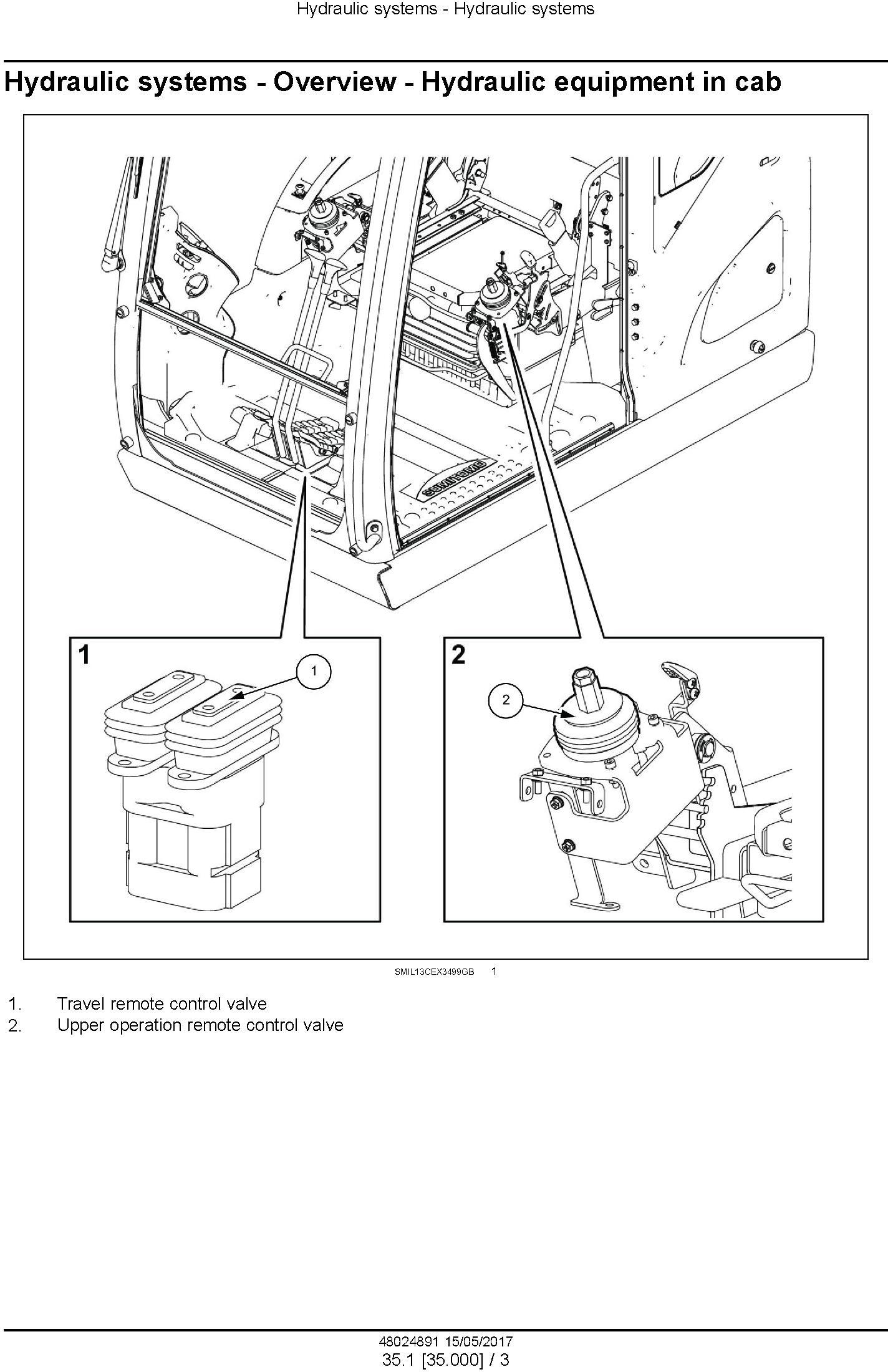 New Holland E175C EVO Crawler Excavator Service Manual - 1