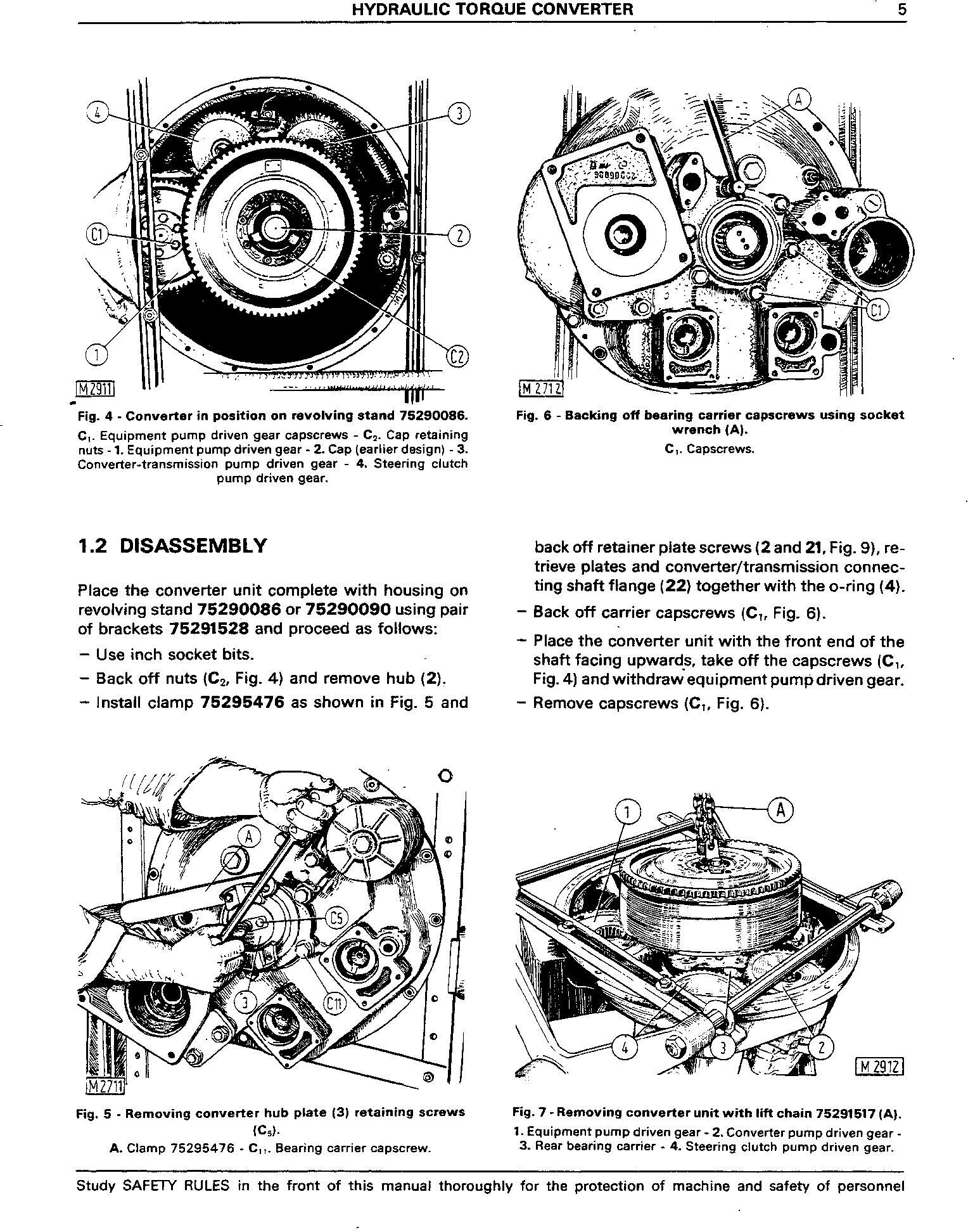 Fiat-Allis14C Crawler Dozer with 8365 Engine Service Manual - 1