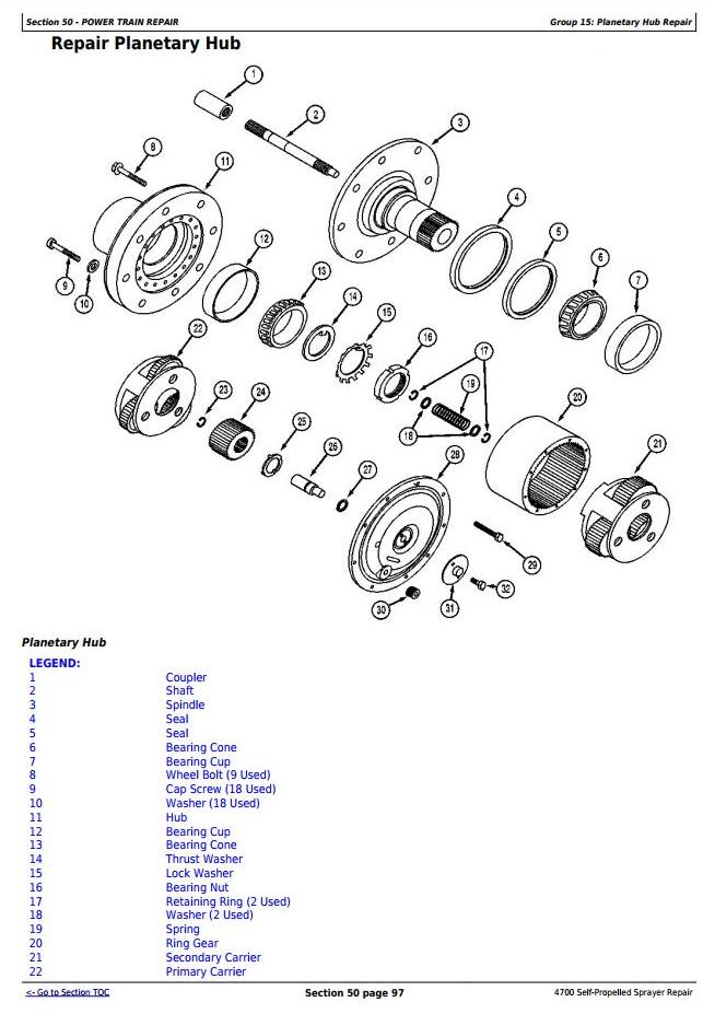 John Deere 4700 Self-Propelled Sprayers Service Repair Technical Manual (TM1688) - 3