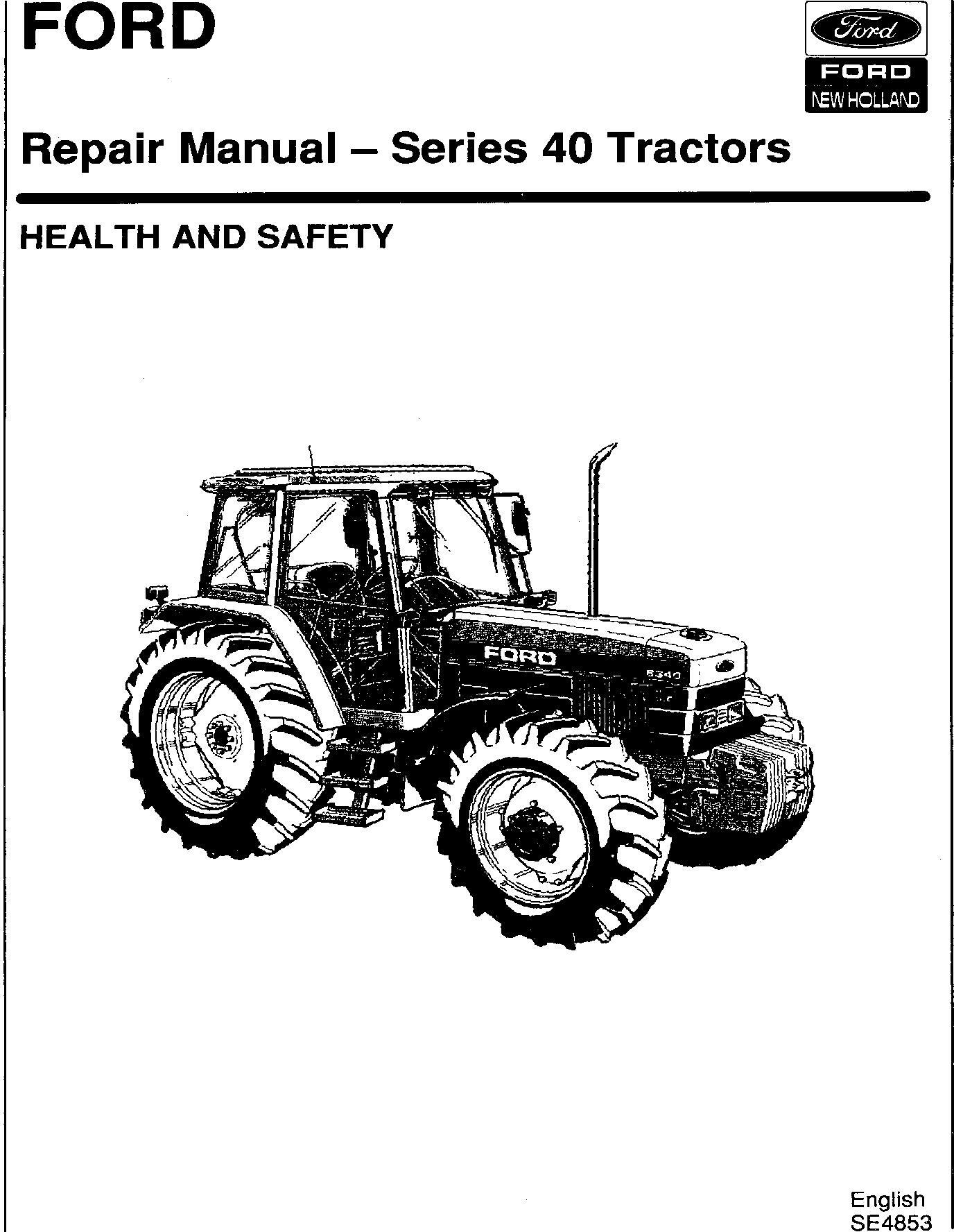 FORD New Holland 5640 6640 7740 7840 8240 8340 Schlepper Traktor Original 1996 