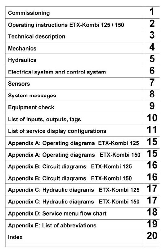 Jungheinrich ETX Kombi 125, ETX Kombi 150 (07.1995-12.1999) Electric stacker Workshop Service Manual