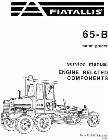 Fiat-Allis 65B Motor Grader Service Manual