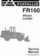 Fiat-Allis FR160 Wheel Loader Service Manual